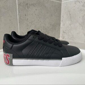 K-Swiss Boys Black Lace-up Sneaker Size 1
